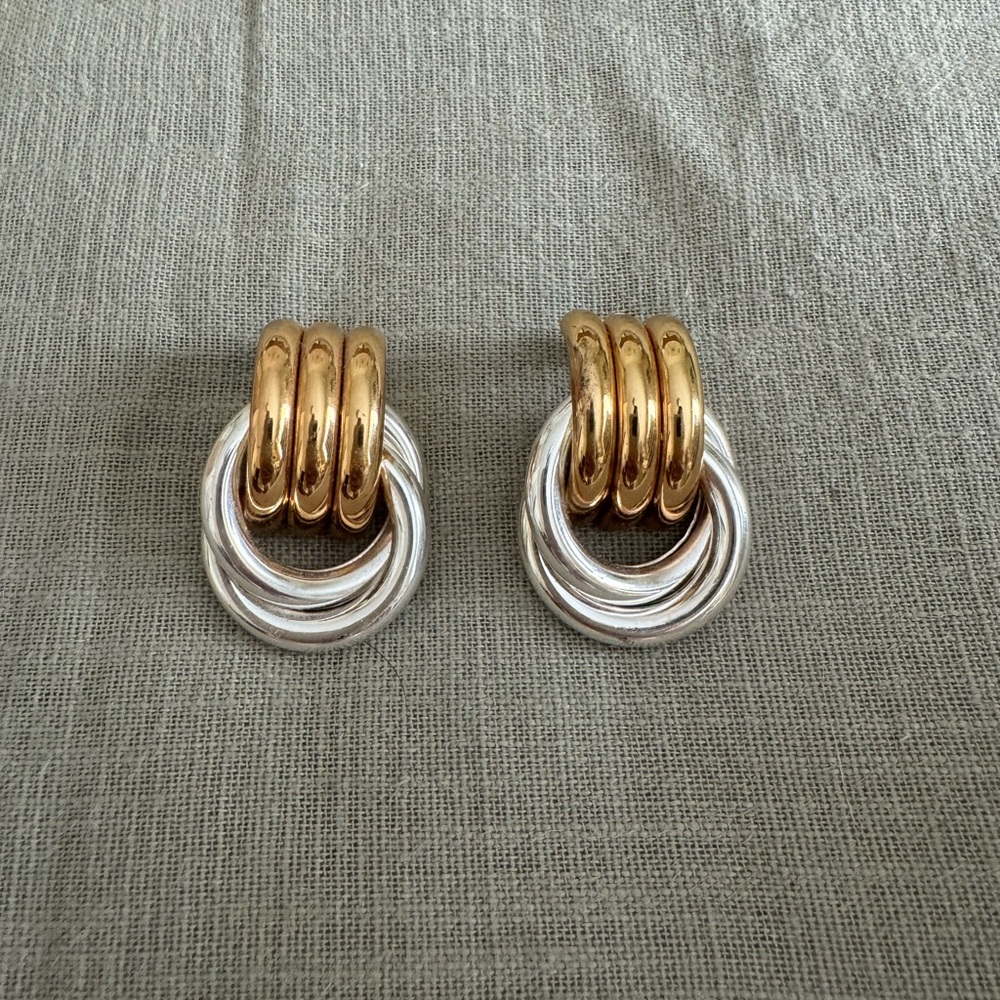 Heaven Mayhem double knot mixed earrings